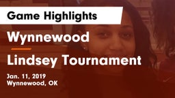 Wynnewood  vs Lindsey Tournament Game Highlights - Jan. 11, 2019