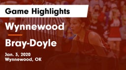 Wynnewood  vs Bray-Doyle Game Highlights - Jan. 3, 2020