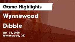 Wynnewood  vs Dibble  Game Highlights - Jan. 31, 2020