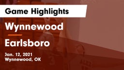 Wynnewood  vs Earlsboro Game Highlights - Jan. 12, 2021