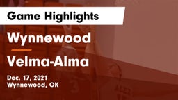Wynnewood  vs Velma-Alma  Game Highlights - Dec. 17, 2021