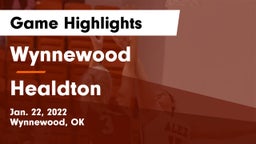Wynnewood  vs Healdton  Game Highlights - Jan. 22, 2022
