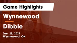 Wynnewood  vs Dibble  Game Highlights - Jan. 28, 2022