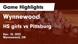 Wynnewood  vs HS girls vs Pittsburg Game Highlights - Dec. 10, 2023