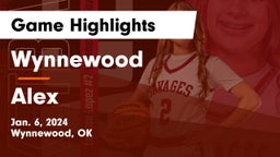 Wynnewood  vs Alex  Game Highlights - Jan. 6, 2024
