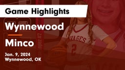 Wynnewood  vs Minco  Game Highlights - Jan. 9, 2024