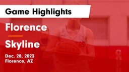 Florence  vs Skyline  Game Highlights - Dec. 28, 2023