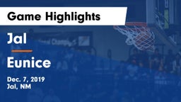 Jal  vs Eunice  Game Highlights - Dec. 7, 2019