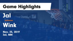 Jal  vs Wink  Game Highlights - Nov. 25, 2019