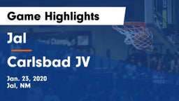 Jal  vs Carlsbad JV Game Highlights - Jan. 23, 2020