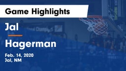 Jal  vs Hagerman  Game Highlights - Feb. 14, 2020