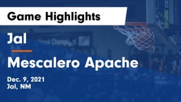 Jal  vs Mescalero Apache  Game Highlights - Dec. 9, 2021