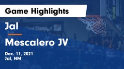 Jal  vs Mescalero JV Game Highlights - Dec. 11, 2021