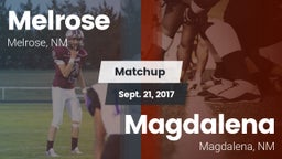 Matchup: Melrose  vs. Magdalena  2017