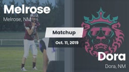 Matchup: Melrose  vs. Dora  2019