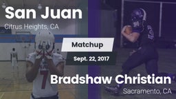 Matchup: San Juan  vs. Bradshaw Christian  2017