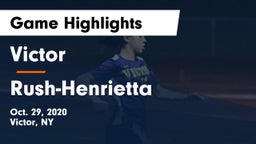 Victor  vs Rush-Henrietta  Game Highlights - Oct. 29, 2020