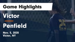 Victor  vs Penfield  Game Highlights - Nov. 5, 2020