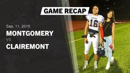 Recap: Montgomery  vs. Clairemont  2015