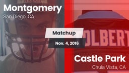 Matchup: Montgomery High vs. Castle Park  2016