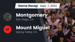 Recap: Montgomery  vs. Mount Miguel  2022