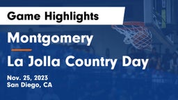Montgomery  vs La Jolla Country Day Game Highlights - Nov. 25, 2023