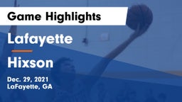 Lafayette  vs Hixson Game Highlights - Dec. 29, 2021