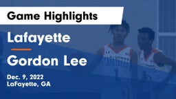 Lafayette  vs Gordon Lee Game Highlights - Dec. 9, 2022