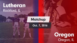 Matchup: Lutheran  vs. Oregon  2016