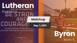 Matchup: Lutheran  vs. Byron  2017