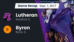 Recap: Lutheran  vs. Byron  2017