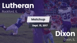 Matchup: Lutheran  vs. Dixon  2017