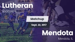 Matchup: Lutheran  vs. Mendota  2017