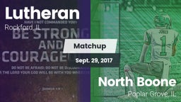 Matchup: Lutheran  vs. North Boone  2017