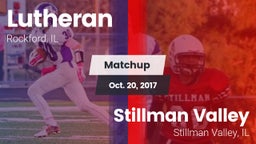 Matchup: Lutheran  vs. Stillman Valley  2017