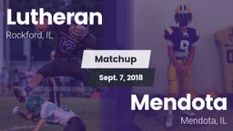 Matchup: Lutheran  vs. Mendota  2018