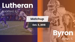 Matchup: Lutheran  vs. Byron  2018