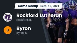 Recap: Rockford Lutheran  vs. Byron  2021