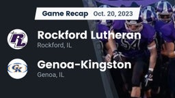 Recap: Rockford Lutheran  vs. Genoa-Kingston  2023