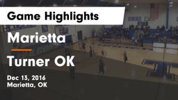 Marietta  vs Turner OK  Game Highlights - Dec 13, 2016