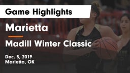 Marietta  vs Madill Winter Classic Game Highlights - Dec. 5, 2019