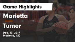 Marietta  vs Turner Game Highlights - Dec. 17, 2019