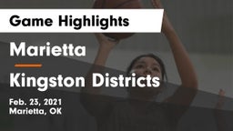 Marietta  vs Kingston Districts Game Highlights - Feb. 23, 2021