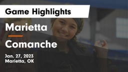Marietta  vs Comanche  Game Highlights - Jan. 27, 2023