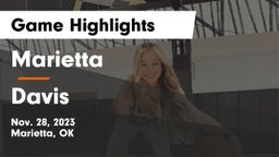 Marietta  vs Davis  Game Highlights - Nov. 28, 2023