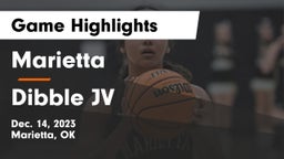 Marietta  vs Dibble JV Game Highlights - Dec. 14, 2023