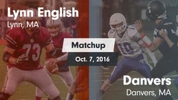 Matchup: Lynn English vs. Danvers  2016