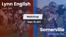 Matchup: Lynn English vs. Somerville  2017