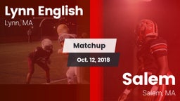 Matchup: Lynn English vs. Salem  2018
