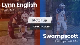 Matchup: Lynn English vs. Swampscott  2019
